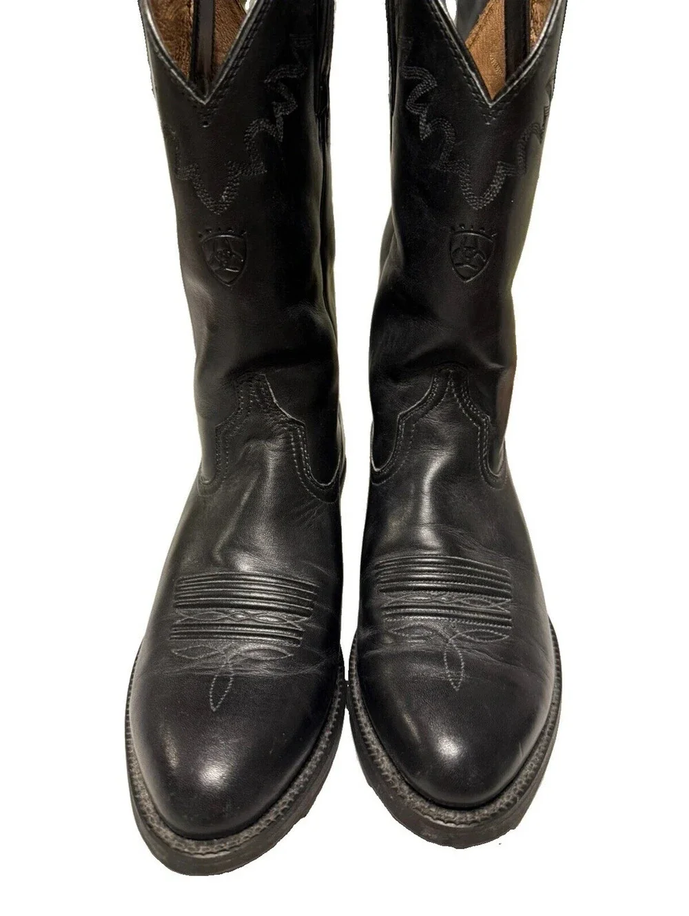Ariat Sedona Men's Wide Black Leather Western Cowboy Boots 34601 Size 6M